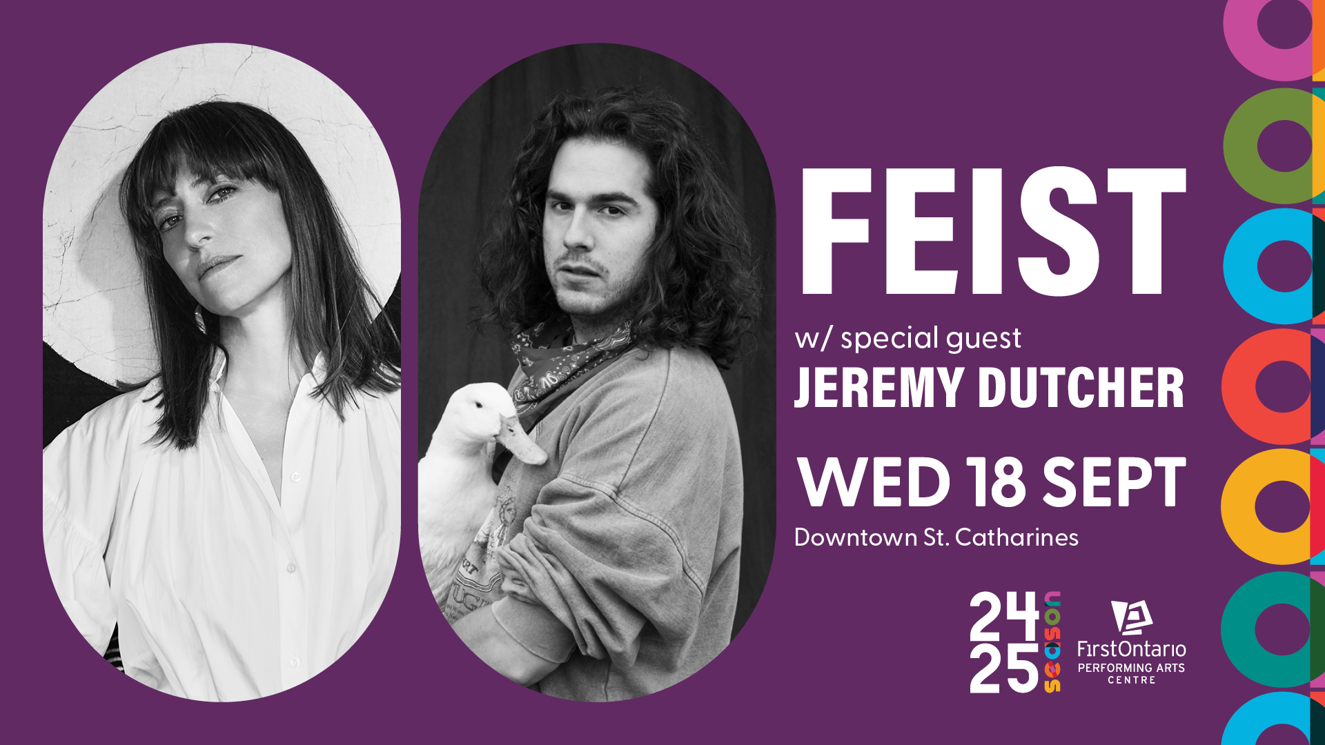 Feist w/ Jeremy Dutcher —  FirstOntario PAC - downtown St. Catharines